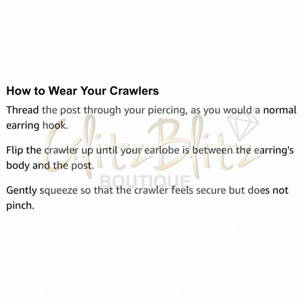 Any 2/$20! Silver Turquoise Gem Crawler Earrings - Picture 8 of 9